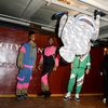 Photos, Video: Showtime Dancers, Giant Nightmare Backpack Star In Subway Fashion Show